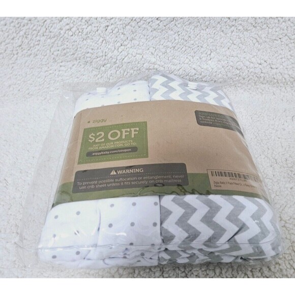 2 pack Universal Fit Crib Sheets - 100% Natural Soft Jersey Knit Cotton - Picture 6 of 6